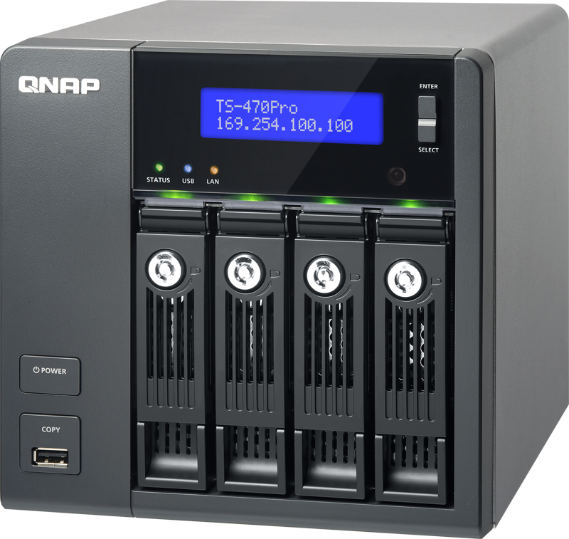 Serwer plikw QNAP TS-470Pro - Dyski sieciowe